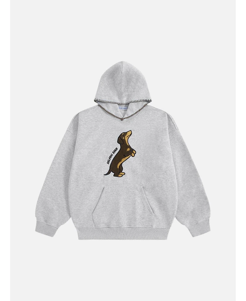 Aelfric Eden Men's Dachshund Pullover Hoodie