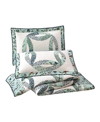 Modern Heirloom Felicity Wedding Ring Pieced 3-Piece Quilt Set