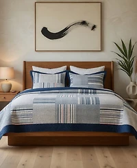 Greenland Home Fashions Voyage Reversible -Piece Quilt Set