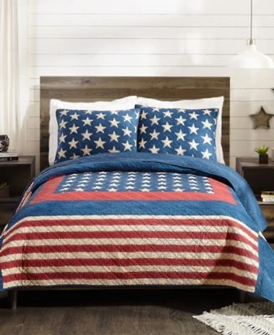 Modern Heirloom Americana Patch 3 Piece Quilt Sets