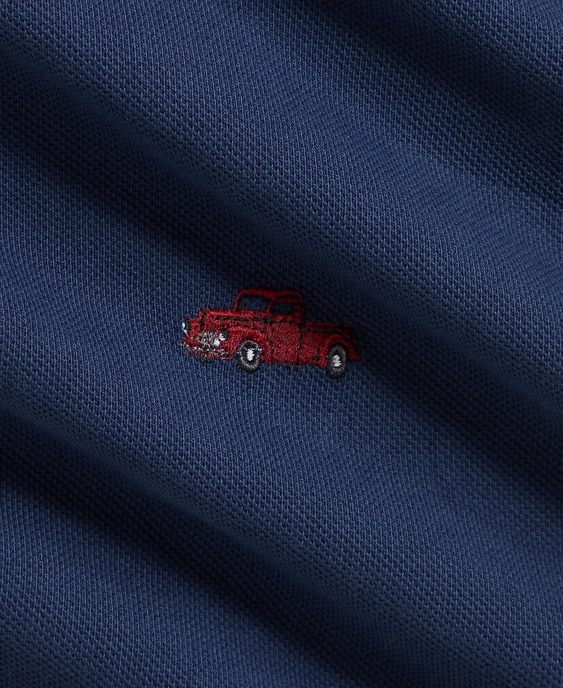 Polo Ralph Lauren Baby Boys' Truck-Embroidered Cotton Coverall