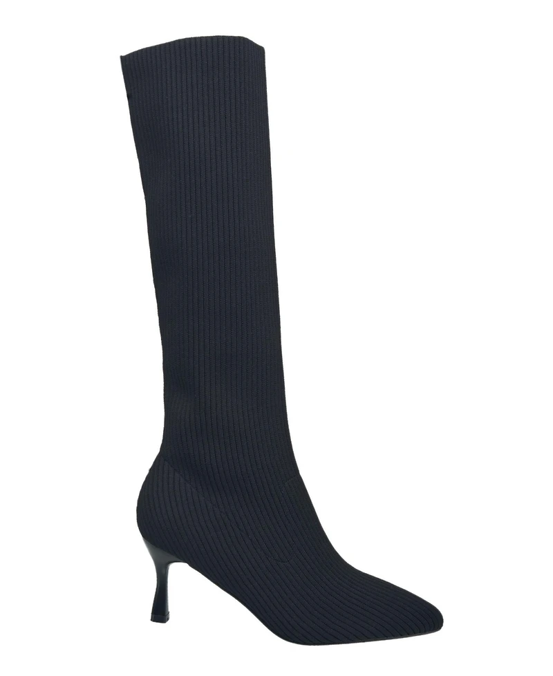 French Connection Women's Stretch Knit Knee High Boot
