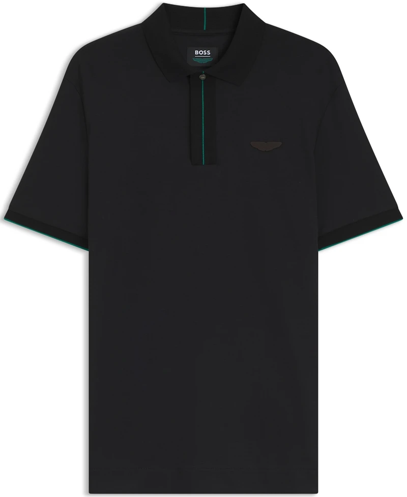 Boss by Hugo x Aston Martin Men's Mercerized Cotton Regular-Fit Polo Shirt