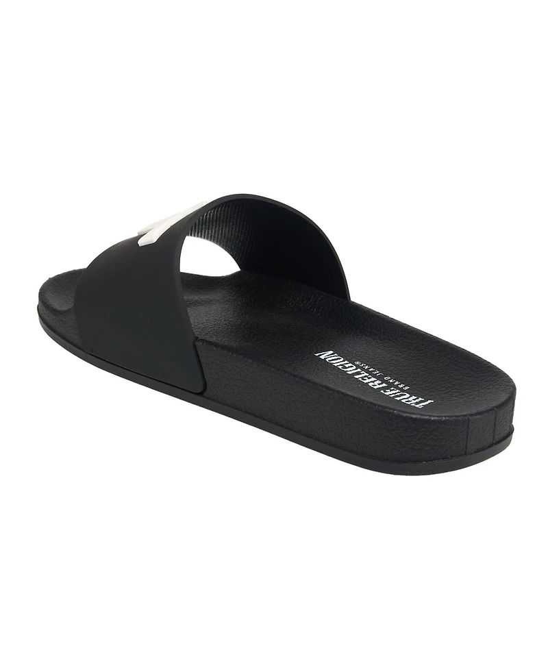 True Religion Little Boys 112 Horseshoe Logo Slide
