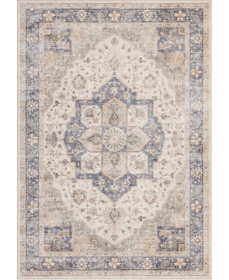 Mink Home Homewell Machine Washable HAM4005 7'10"x9'10" Area Rug