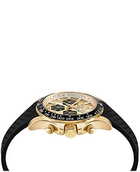 Philipp Plein Men's Black Silicone Strap Watch 43mm