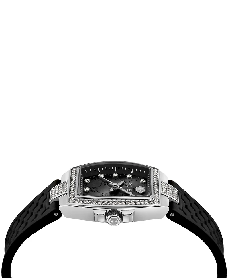 Philipp Plein Supreme Women's Silicone Strap Watch 30mm
