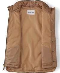 Lands' End Women's Print FeatherFree Quilted Insulated Vest
