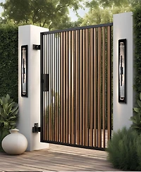 Cwi Lighting Curva 44" Metal Outdoor Sconce