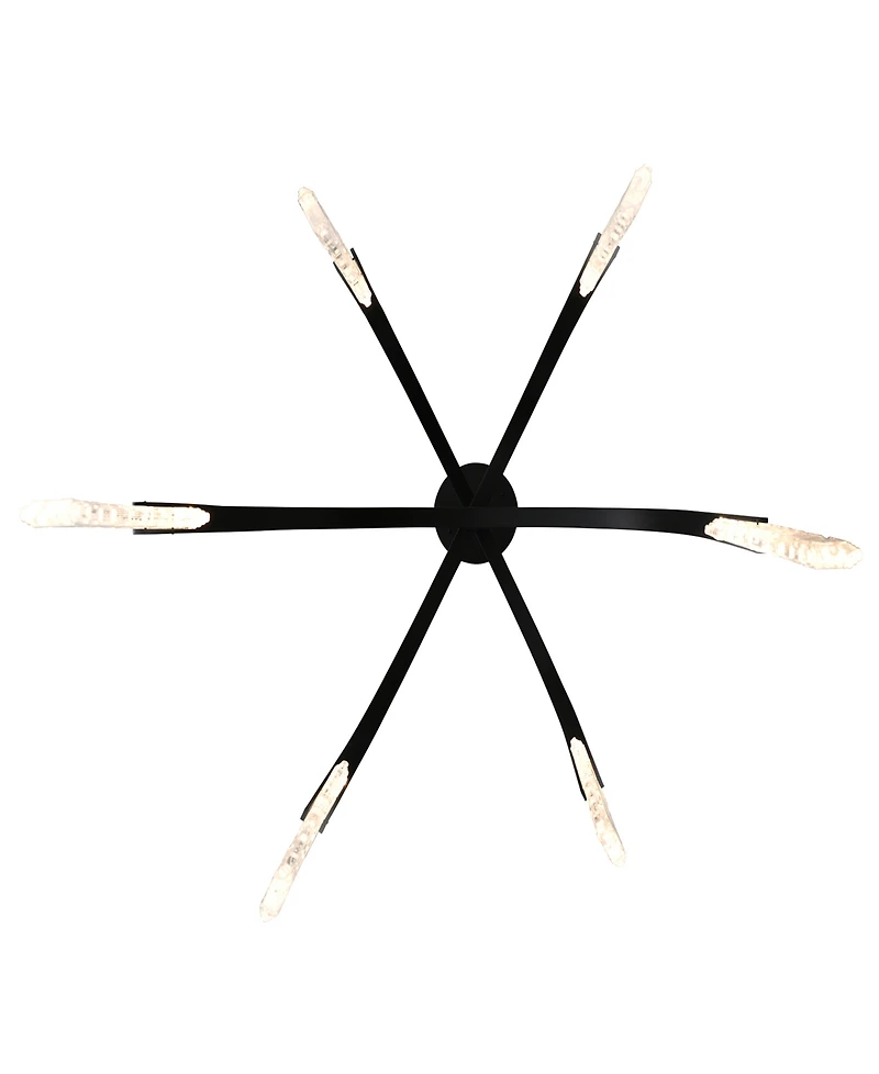 Cwi Lighting Curva 38" Metal Chandelier