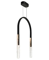 Cwi Lighting Curva 22" Metal Chandelier