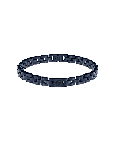 Hugo Boss Men's Archer Ionic Plated Blue Steel Bracelet