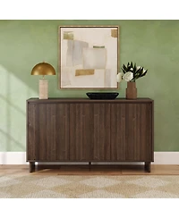 Plank+Beam Modern Sideboard, 3 Door (1499 x 406 x 864mm / 59 x 16 x 34in)