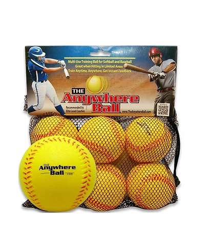 Anywhere Sports: Foam Training Balls - 6pack