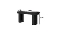 Slickblue Modern 63 Inch Sofa Table for Living Room Hallway and Entryway