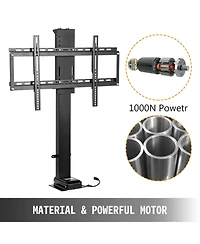 Sugift Motorized Tv Lift with Swivel Adjustable Height 28.74-68.11 in for 32-70 in TVs 154 Lbs Capacity