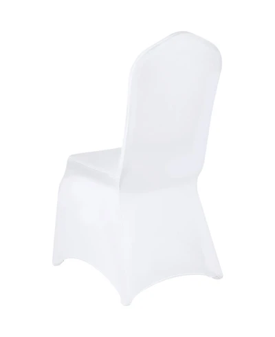 Sugift 50Pieces Stretch Spandex Folding Chair Covers Removable Washable Protective Slipcovers for Events