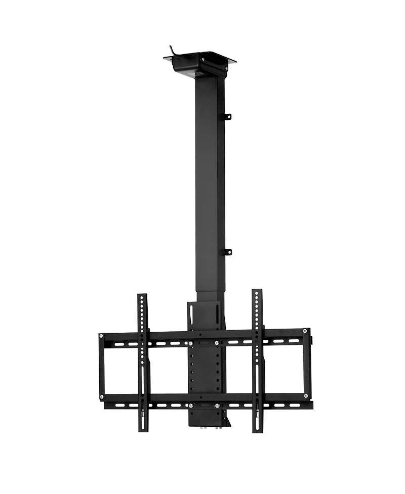 Sugift Motorized Flip Down Ceiling Tv Mount for 32 to 55 in TVs Max Vesa 24 x 16 in Up to 120 lbs