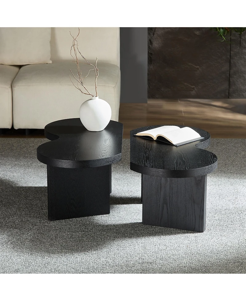 Flynama 31.49" Butterfly Shaped Mdf Coffee Table