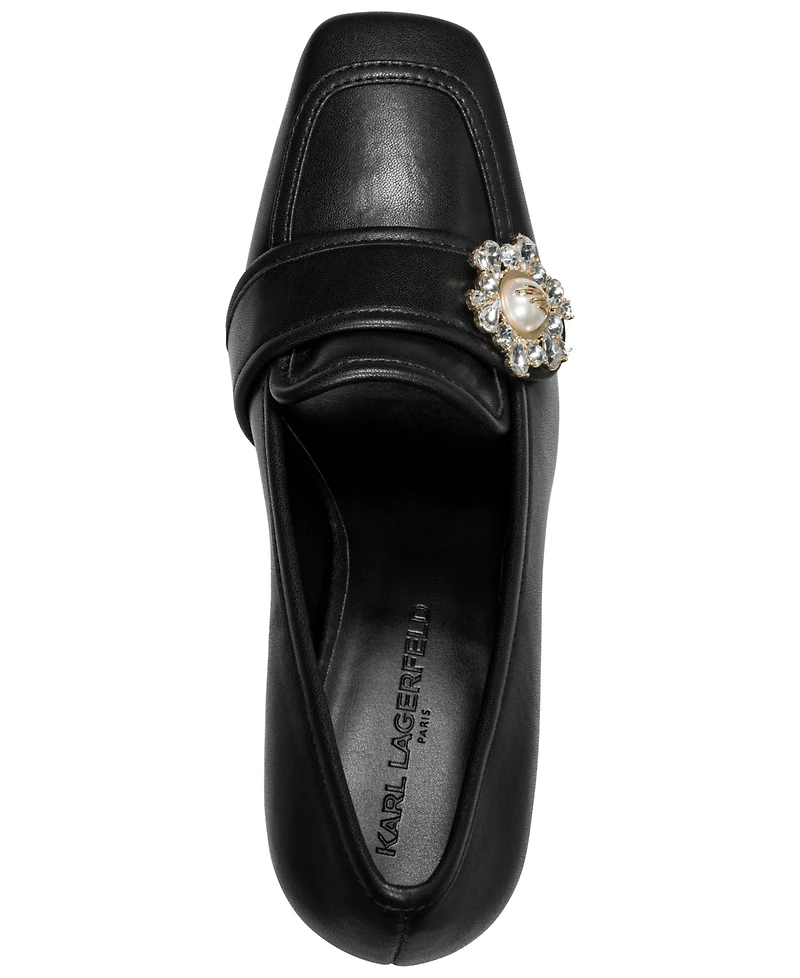 Karl Lagerfeld Paris Women's Savannah Slip-On High Pumps