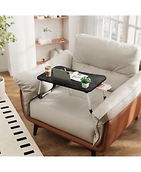 Gnuadz Lap Desk Tray Laptop Breakfast Sofa Cup Holder Drawer Foldable