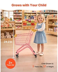 Sugift Doll-Seat Foldable Shopping Cart, Ages 3+