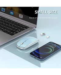 Lofree Rechargeable Silent Wireless Mouse Dual Mode 3 Adjustable Dpi Portable
