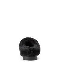 Dearfoams Women's Blaine Genuine Suede Clog Slippers