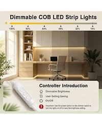 Lofree Usb Cob Led Flexible String Light, Set of 2
