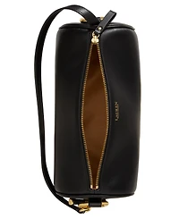 Lauren Ralph Nappa Leather Small Blaike Barrel Handbag