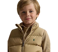 Polo Ralph Lauren Boys' 2T-7 The Gorham Down Embroidered Vest