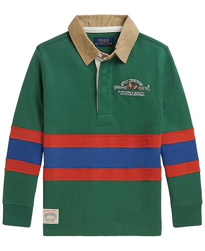 Polo Ralph Lauren Boys' 2T-7 Sportsman Cotton Rugby Shirt