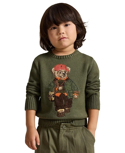 Polo Ralph Lauren Boys' 2T-7 Bear Sweater