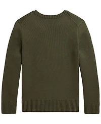 Polo Ralph Lauren Boys' 8-20 Bear Embroidered Sweater