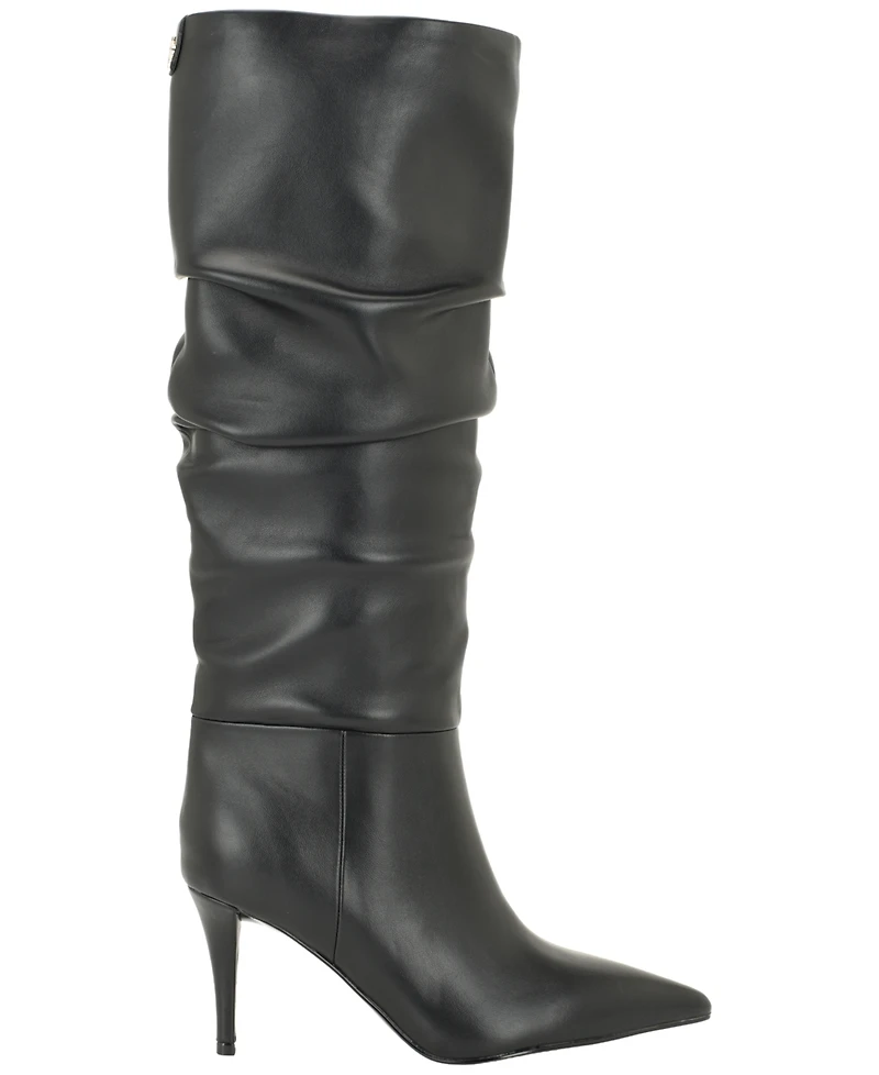 Guess Women's Canteen Slouchy Scrunched Stiletto Tall Boots