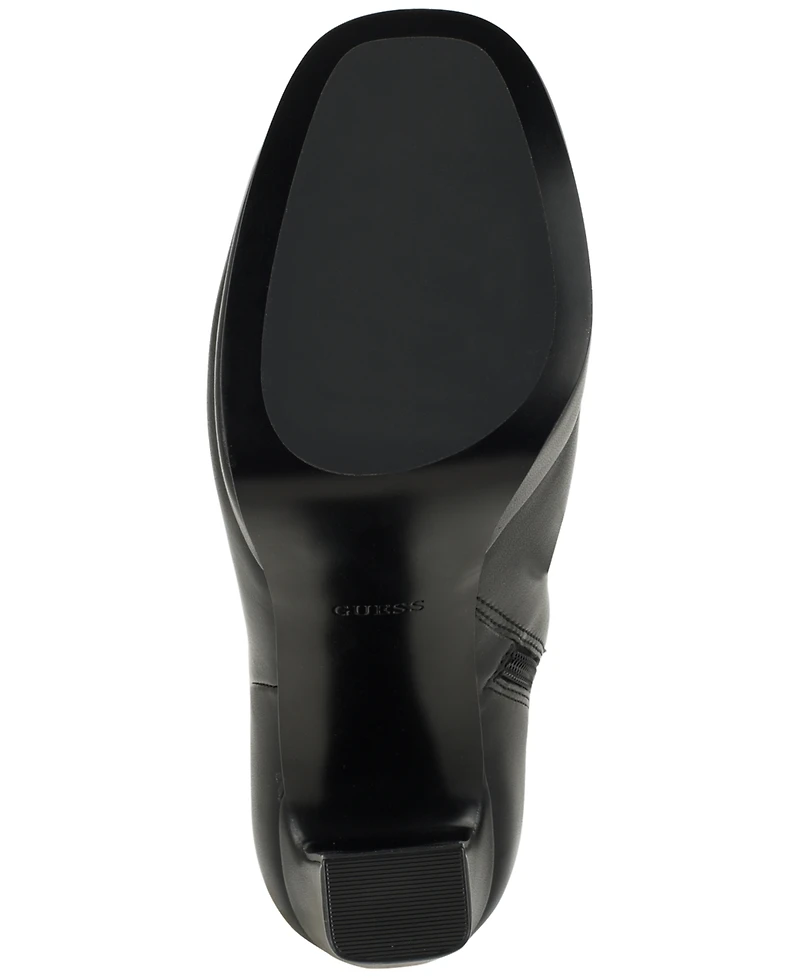 Guess Women's Daska Platform Block Heel Dress Boots