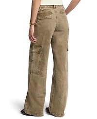 Michael Kors Women's High-Rise Wide-Leg Cargo Pants
