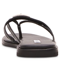Steve Madden Women's Catalina Buckled Slip-On Thong Sandals