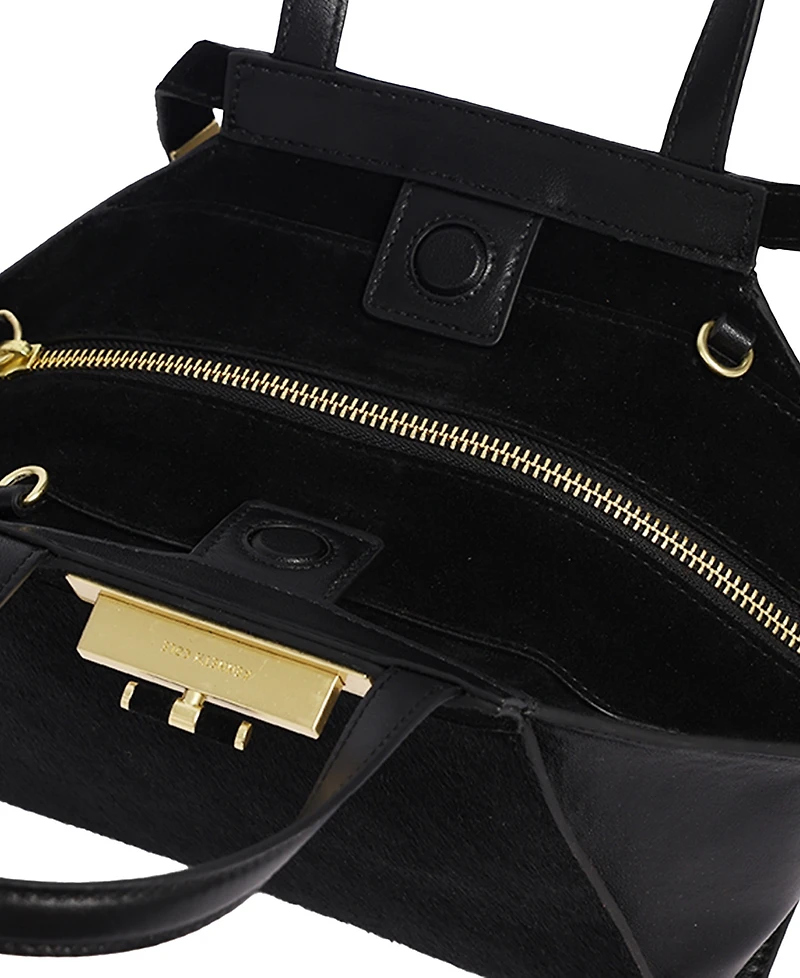 Kenneth Cole Leather Small Satchel Handbag
