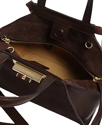 Kenneth Cole Leather Small Satchel Handbag