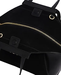 Kenneth Cole Detachable Leather Small Crossbody Satchel Handbag