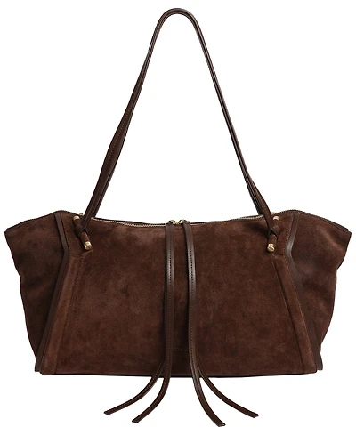 Kenneth Cole Highline East West Leather Zipper Extra-Large Tote Handbag
