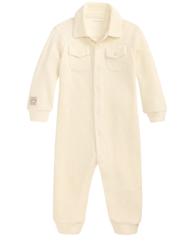 Polo Ralph Lauren Baby Boys' Waffle-Knit Coverall