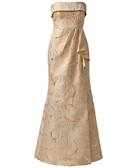 Adrianna Papell Women's Strapless Mermaid Metallic Dress