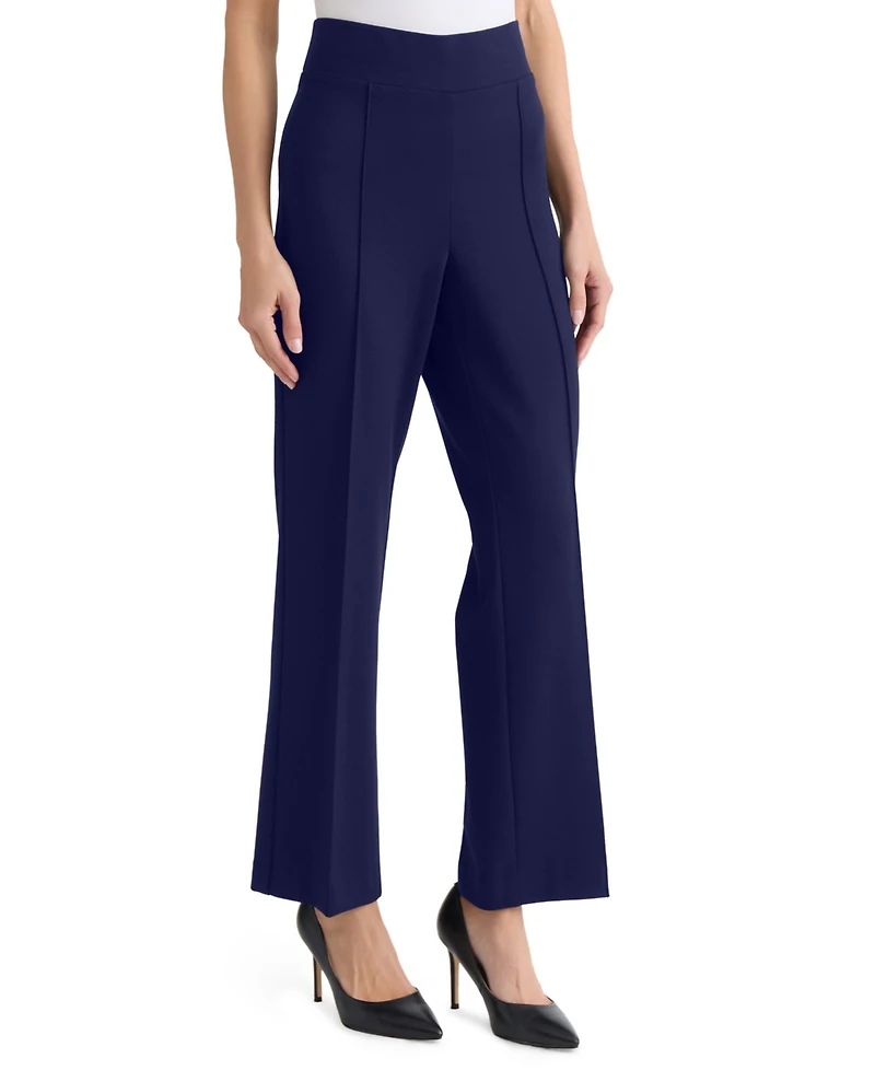 Jones New York Petite Pintuck Straight-Leg Trousers