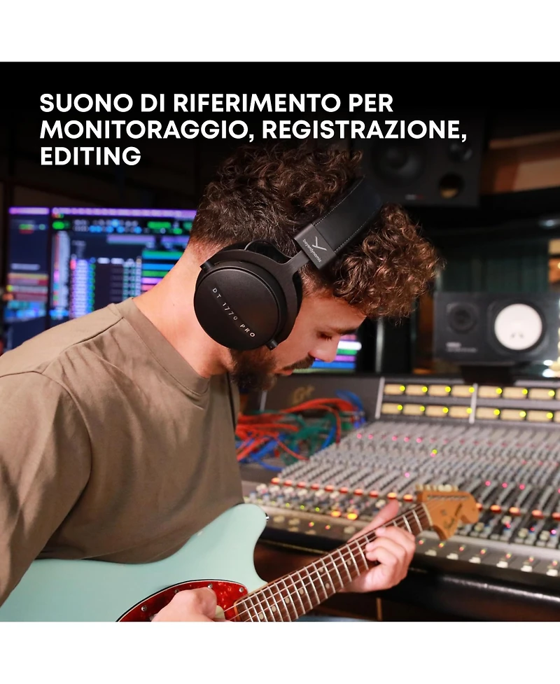 Beyerdynamic - Dt 1770 Pro Mkii Premium Tesla Studio Headphones for Professional Recording Studio Monitor