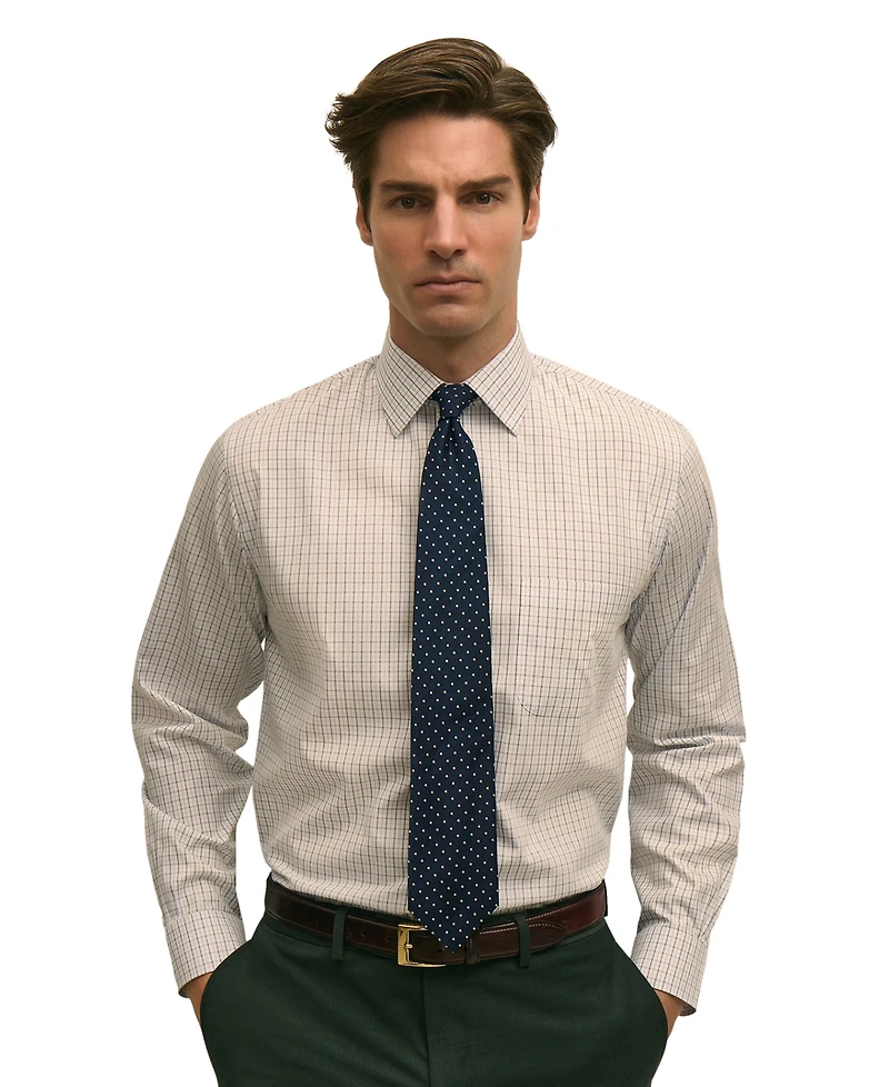 B by Brooks Brothers Men's Spread Collar Dress Shirt