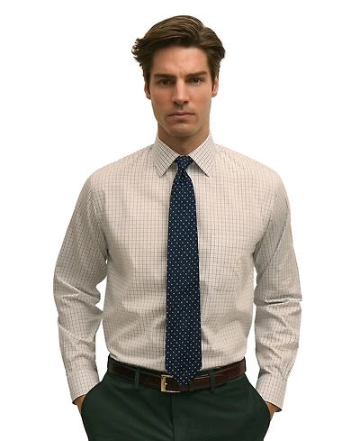 B by Brooks Brothers Men's Spread Collar Dress Shirt