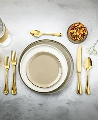 Perla Oro Flatware Set, 20 Piece