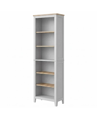 gaomon 70.3" 6-Tier Floor-Standing Bookcase with Open Shelves and Display Racks, Tilt-Resistant Design, Ideal for the Living Room or Home Office